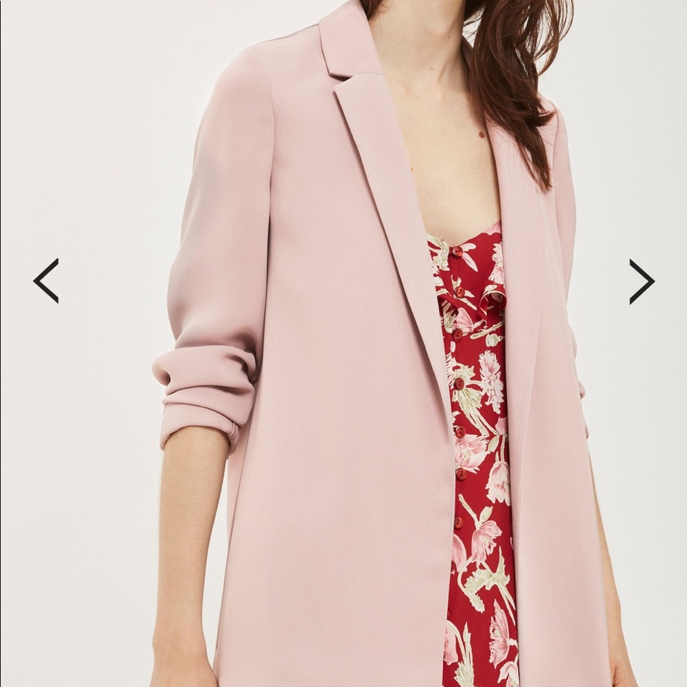 Pink Topshop Blazer